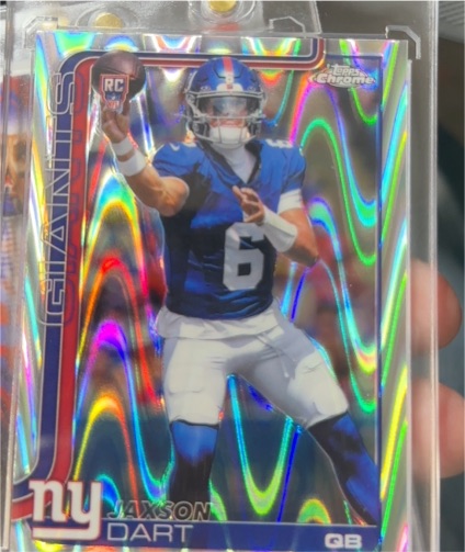 2025 Topps Chrome #306 Jaxson Dart — front