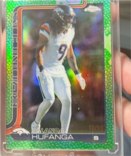 2025 Topps Chrome #94 Talanoa Hufanga — front