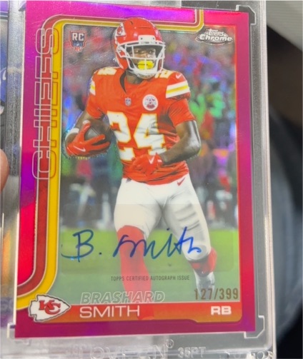 2025 Topps Chrome #308 Brashard Smith — front