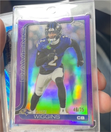2025 Topps Chrome #28 Nate Wiggins — front