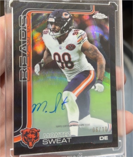 2025 Topps Chrome #56 Montez Sweat — front