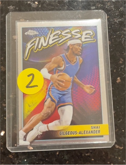 2023-24 Topps Chrome Finesse #F-10 Shai Gilgeous-Alexander — front