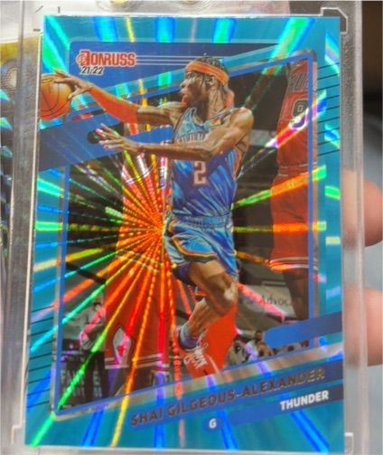 2021-22 Panini Donruss #23 Shai Gilgeous-Alexander — front
