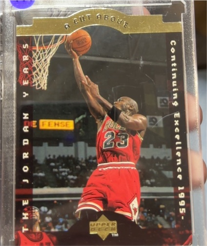 1996-97 Upper Deck Collector's Choice #CA10 Michael Jordan — front