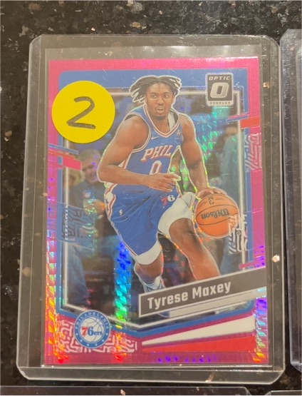 2023-24 Panini Donruss Optic #70 Tyrese Maxey — front