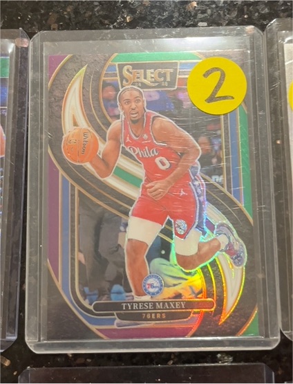 2023-24 Panini Select #44 Tyrese Maxey — front