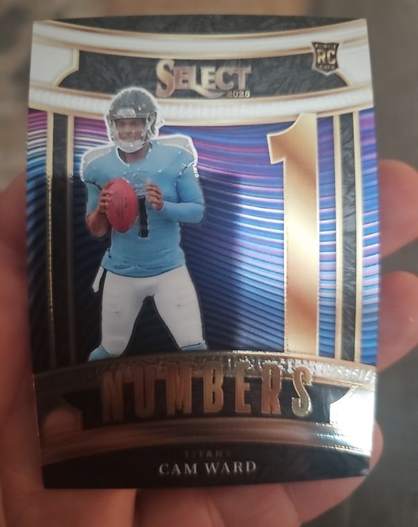 2025 Panini Select Numbers #24 Cam Ward — front