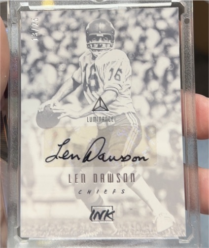 2016 Panini Luminance #Len Dawson — front