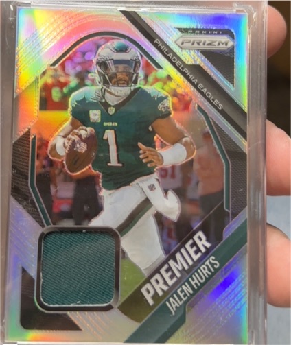 2025 Panini Prizm Premier Jerseys #PJY-JHS Jalen Hurts — front