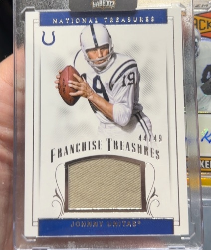 2017 Panini National Treasures Franchise Treasures #Johnny Unitas — front