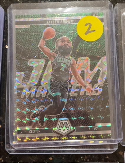 2024-25 Panini Mosaic #19 Jaylen Brown Jam Masters — front