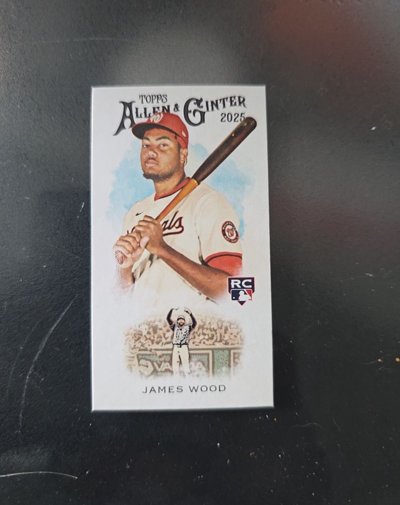 2025 Topps Allen & Ginter #N222-19 James Wood — front