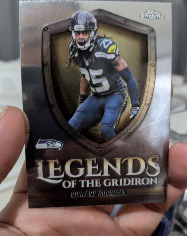 2025 Topps Chrome Legends of the Gridiron #LOG-36 Richard Sherman — front