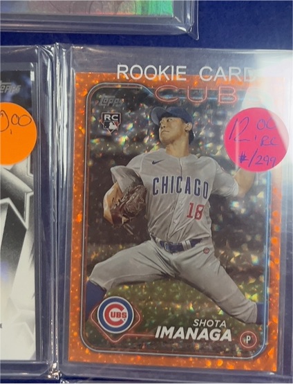 2024 Topps #299 Shota Imanaga Rookie Card — front