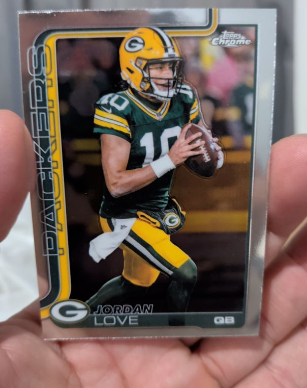 2025 Topps Chrome #109 Jordan Love — front