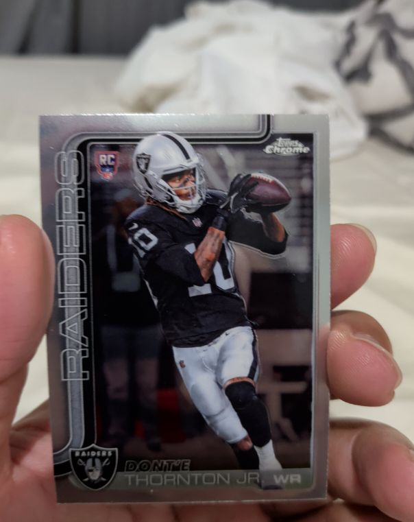 2025 Topps Chrome #385 Dont'e Thornton Jr. — front