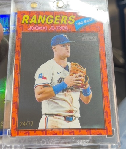 2026 Topps Heritage #191 Josh Jung — front