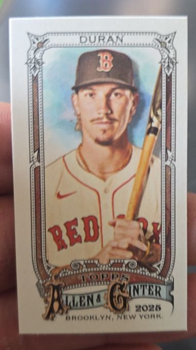 2025 Topps Allen & Ginter #154 Jarren Duran — front