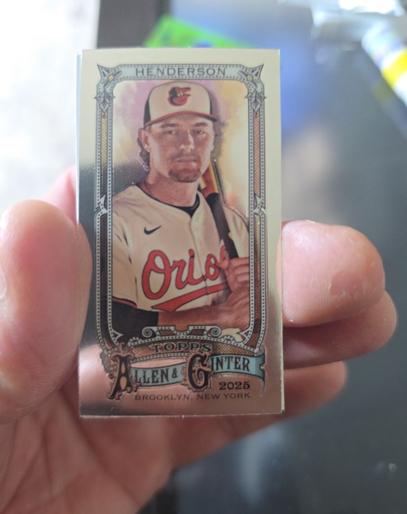 2025 Topps Allen & Ginter Chrome #79 Gunnar Henderson — front