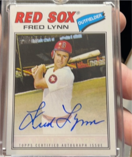 2026 Topps Heritage #77RO-FL Fred Lynn — front