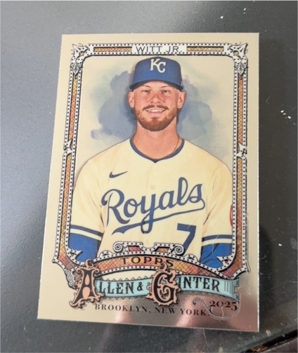 2025 Topps Allen & Ginter #123 Bobby Witt Jr. — front