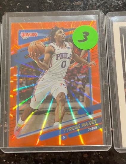 2021-22 Donruss #48 Tyrese Maxey — front