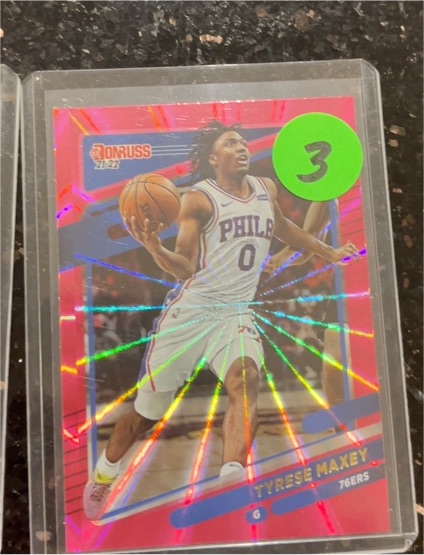 2021-22 Donruss #48 Tyrese Maxey — front