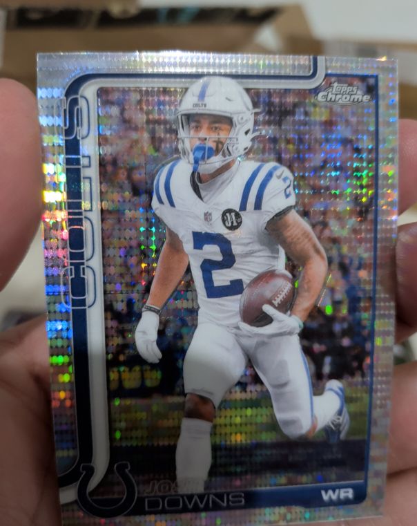 2025 Topps Chrome #127 Josh Downs — front