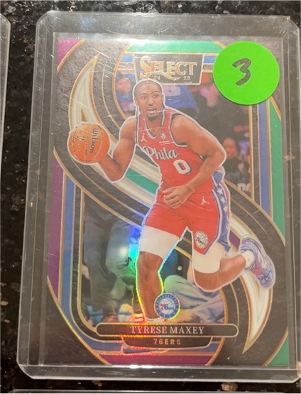 2024-25 Panini Select #156 Tyrese Maxey — front