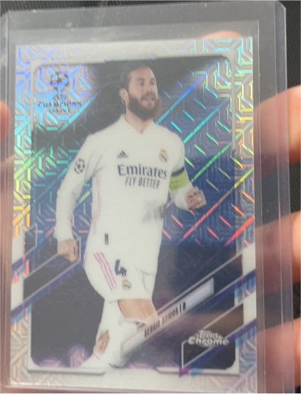 2020-21 Topps Chrome UEFA Champions League #92 Sergio Ramos — front