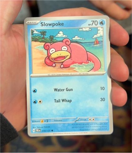 2025 Pokémon S. V. Prismatic Evolutions #018 Slowpoke — front