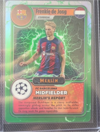 2021-22 Topps Merlin Chrome UEFA Champions League #139 Frenkie De Jong — front