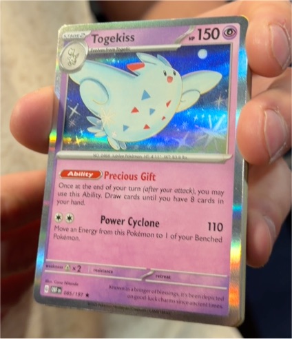 2023 Pokémon SV03: Obsidian Flames #85 Togekiss — front