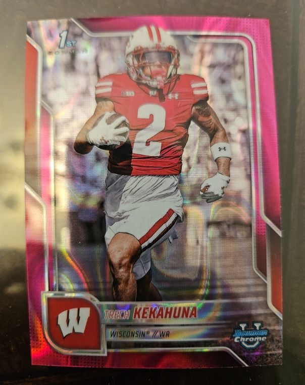 2025 Bowman Chrome University #37 Trech Kekahuna — front