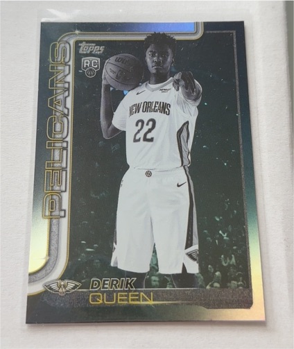 2025-26 Topps #213 Derik Queen — front