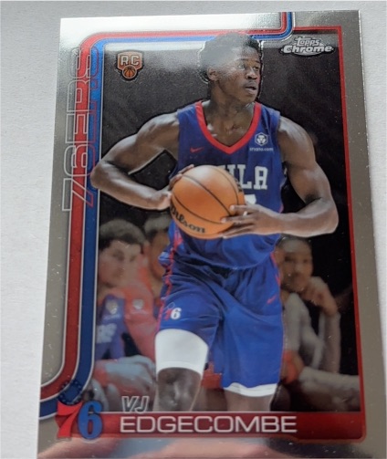 2025-26 Topps Chrome #253 VJ Edgecombe — front