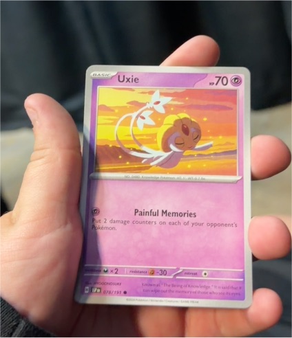2022 Pokémon SV08 Surging Sparks #078 Uxie — front
