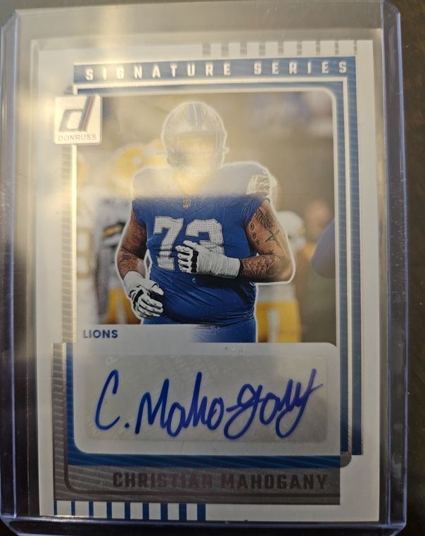 2025 Donruss Signature Series #SS-CMY Christian Mahogany — front