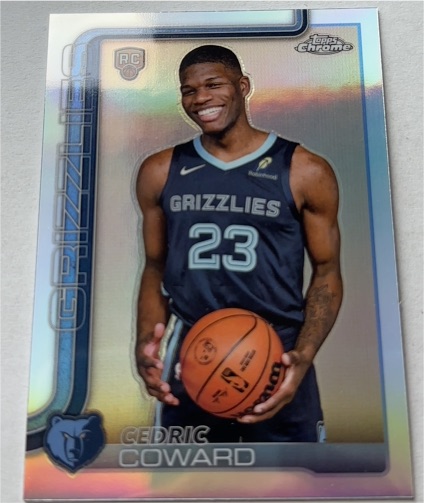 2025-26 Topps Chrome #261 Cedric Coward — front