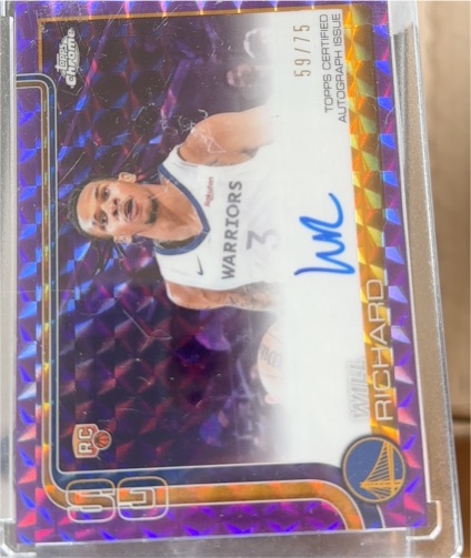 2025-26 Topps Chrome #TCAR-WIR Will Richard — front