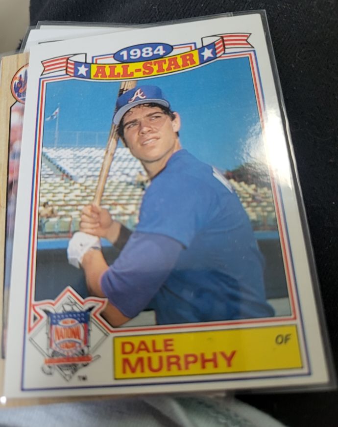 1985 Topps #7 Dale Murphy 1984 All-Star Game Commemorative Set — front