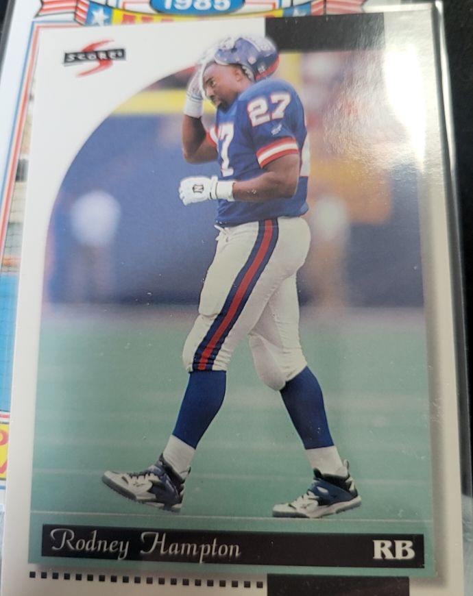 1996 Score #63 Rodney Hampton — front