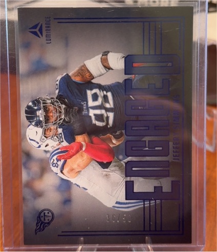 2025 Panini Luminance #13 Jeffrey Simmons Engaged — front