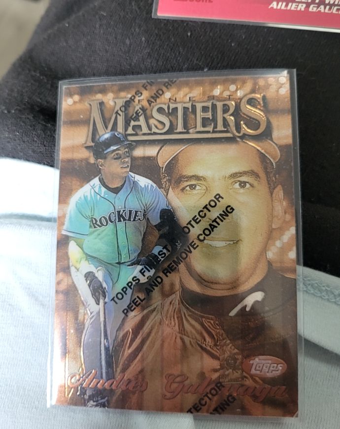 1997 Topps Finest Masters Bronze #223 Andres Galarraga — front