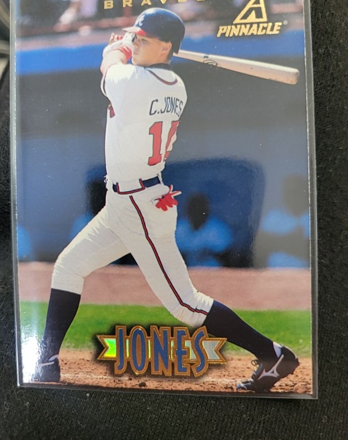 1997 Pinnacle #123 Chipper Jones Atlanta Braves — front