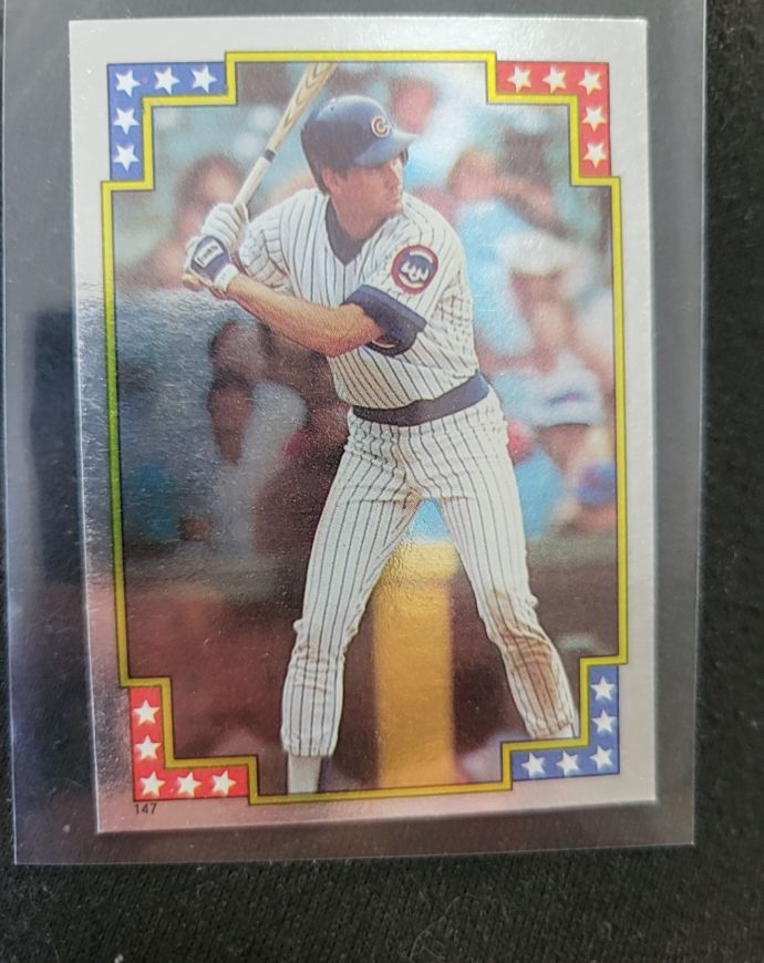1988 Topps Super Star Sticker #147 Ryne Sandberg — front