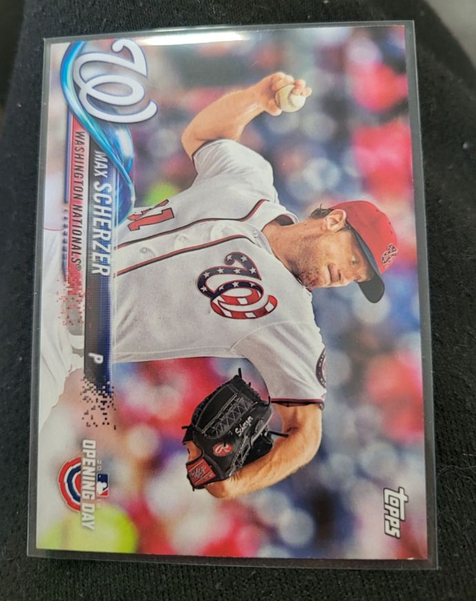 2018 Topps Opening Day #112 Max Scherzer — front