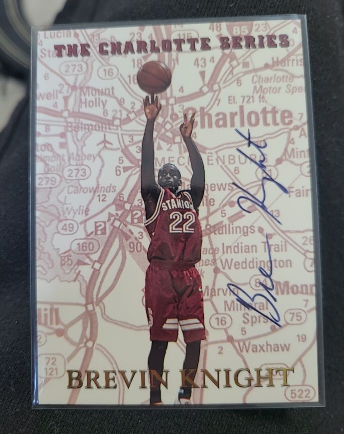 1997 Genuine Article #MP8 Brevin Knight The Charlotte Series — front