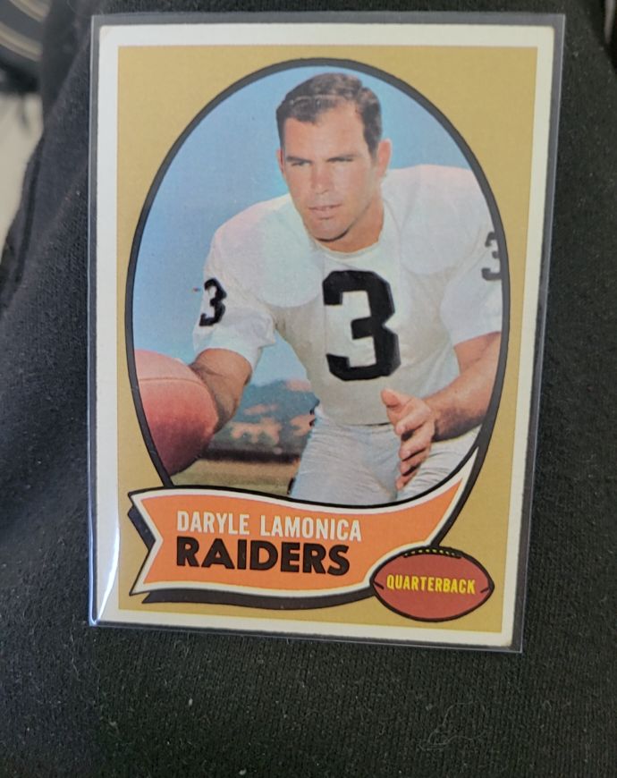 1970 Topps Football #50 Daryle Lamonica — front