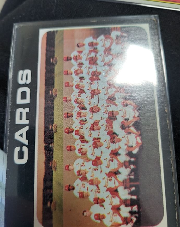 1971 Topps #308 St. Louis Cardinals Team Card — front